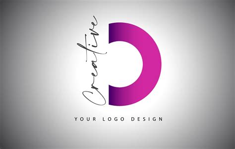 Creative Letter O Logo With Purple Gradient and Creative Letter Cut. 4825893 Vector Art at Vecteezy