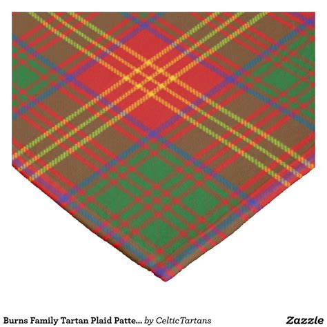 Burns Family Tartan Plaid Pattern Fleece Blanket | Zazzle.co.uk | Plaid ...