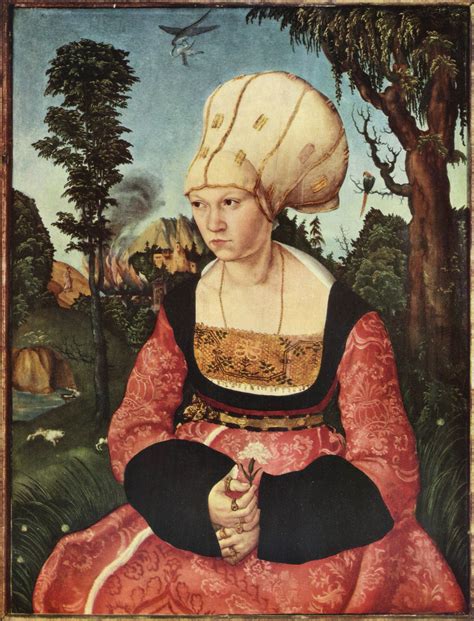 Artist: Cranach d. Ä., Lucas, Title: Porträt der Anna Cuspinian, Date: ca. 1502-1503 | Lucas ...