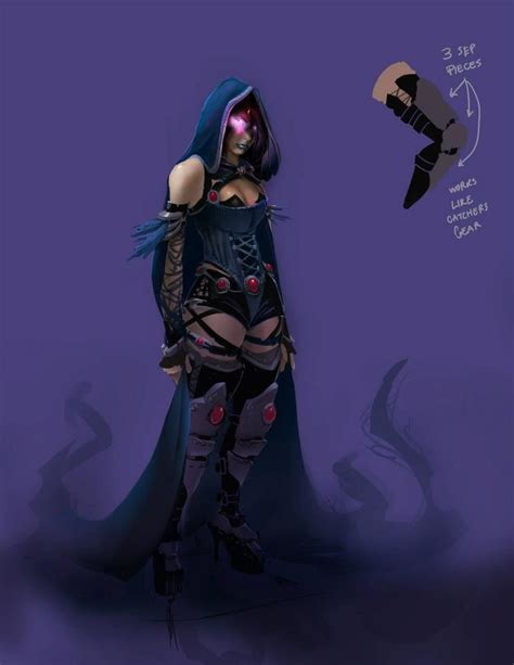 Raven Concept Art for Teen Titans Fan Film