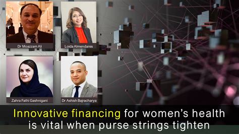 CNS: Innovative financing for women's health becomes vital when purse strings tighten