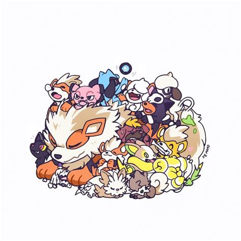 mamobot, arcanine, electrike, fidough, greavard, growlithe, hisuian growlithe, houndour ...