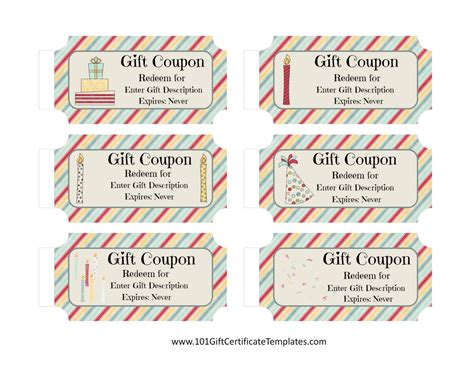 FREE Birthday Coupon Template - Customize Online & Print