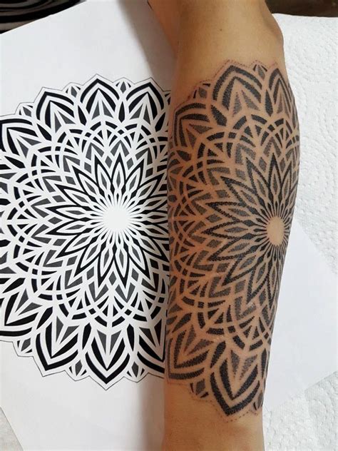 Mandala dotwork tattoo by @jakabtattoo #geometrytattoos | Space tattoo, Sacred geometric tattoo ...