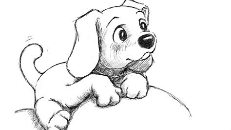 Easy Cartoon Dog Drawing at GetDrawings | Free download