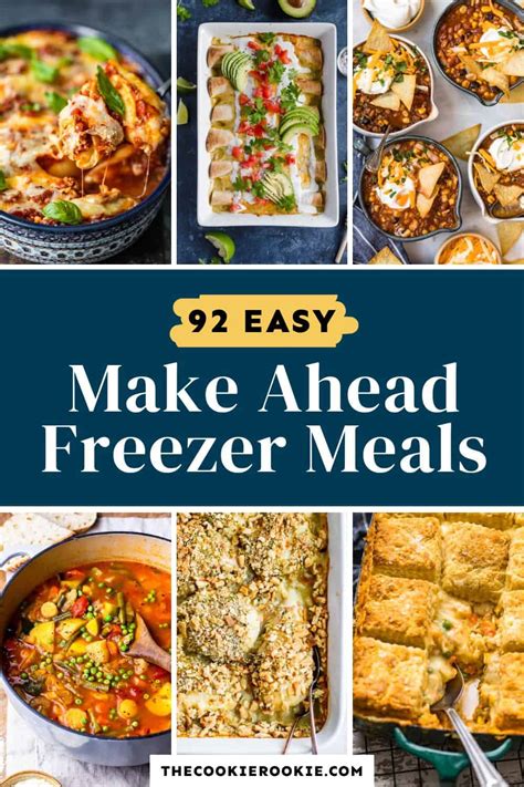 Make Ahead Freezer Dinner Recipes | Deporecipe.co