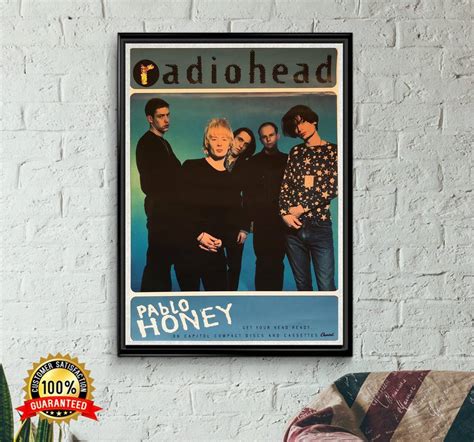 Radiohead Poster, Radiohead Vintage Print, Custom Album Cover Poster, Minimalist Music Poster ...