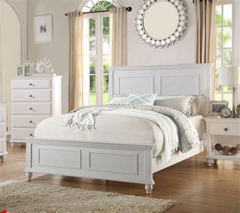 Coastal Living White Bedroom 5 Piece Set w/ Queen Bed