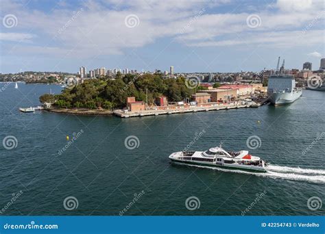 Garden Island Naval Base, Sydney Harbour Editorial Stock Photo - Image ...