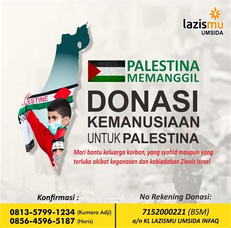 Lazismu UMSIDA Galang Dana Kemanusiaan Palestina – Kempalan.com