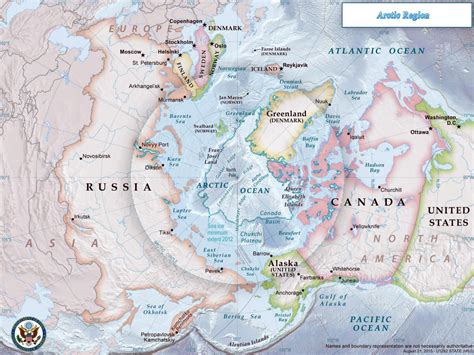 Arctic Ocean Map