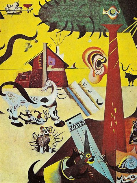 Joan Miró - The Tilled Field (detail), cover of Animal Farm (1945) by ...