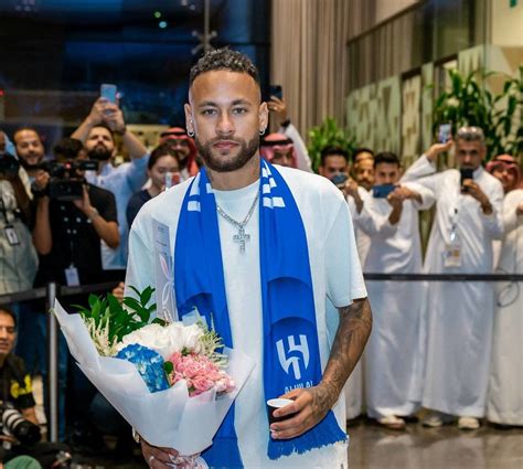 Neymar Arrives In Saudi Ahead of Unveiling Ceremony