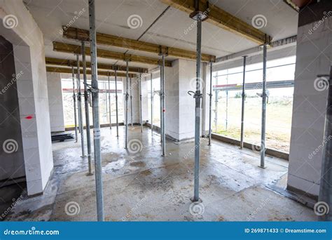 Interior of a Building Under Construction Stock Image - Image of construction, inside: 269871433