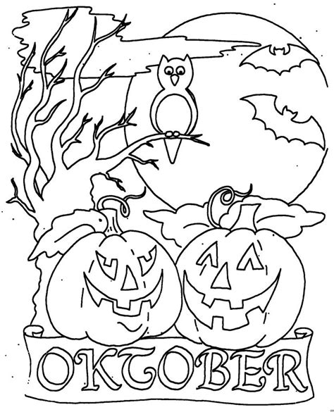 Ausmalbilder Oktober Fete Halloween, Halloween Signs, Halloween ...