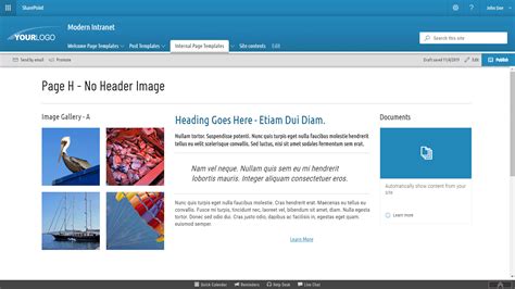 SharePoint Intranet Template for Modern Sites