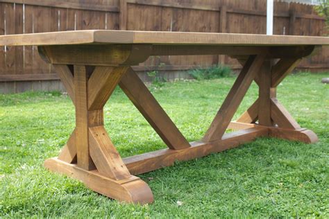 Custom Built X Base Farm Table | Farmhouse table plans, Farmhouse table, Rustic farmhouse table