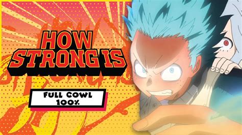 How Strong is Full Cowl 100%? - My Hero Academia - YouTube