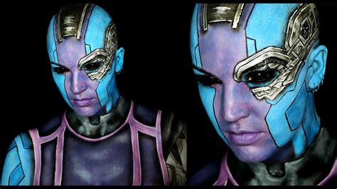 NEBULA | Makeup Tutorial Avengers Cosplay - YouTube