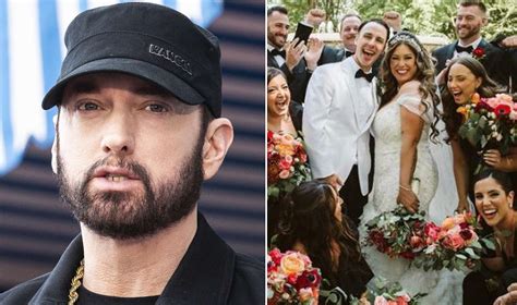 Eminem walks daughter Alaina down the aisle decked with 2,000 white roses - Social News XYZ