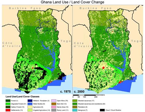 Ghana natural resources map - Map of ghana natural resources (Western ...