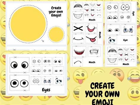 Design Your Own Emoji - Lesson Filler / Displaying Emotions | Teaching ...