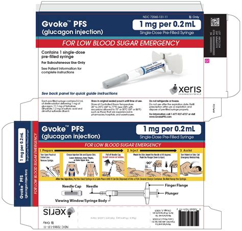 NDC 72065-120 Gvoke Hypopen 0.5 Mg Auto-injector Glucagon Injection, Solution