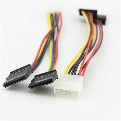 4 Pin Molex to SATA Power Cable Adapter, Computers & Tech, Parts & Accessories, Cables ...