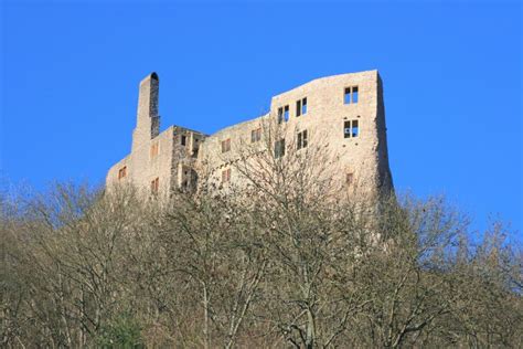 Castle Ruins Idar Oberstein,Germany Stock Image - Image of palatinate ...