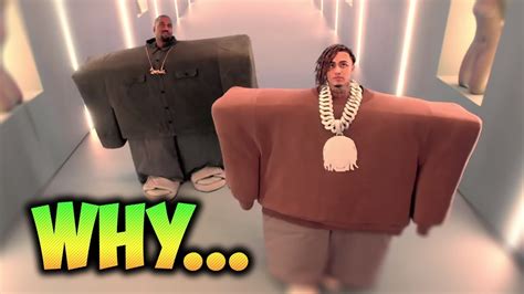 LIL PUMP AND KANYE WEST'S ROBLOX MUSIC VIDEO... - YouTube