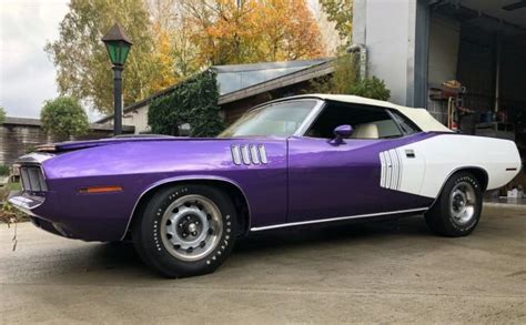 Plum Crazy: 1971 Plymouth Hemi ‘Cuda Convertible!!! | Barn Finds