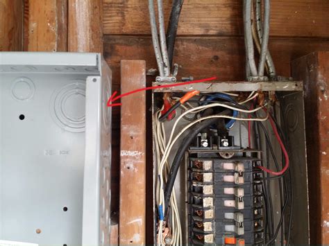 wiring - How should I get the service entrance cable to my new adjacent panel location? - Home ...