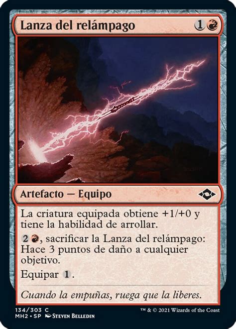 Lanza del relámpago (Lightning Spear) · Modern Horizons 2 (MH2) #134 · Scryfall Magic The ...