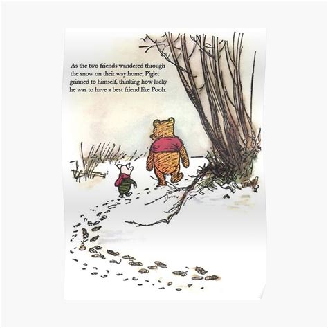 "winnie the pooh famous quote piglet" Poster by softseb | Redbubble