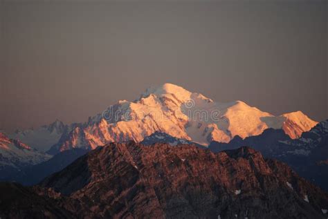 Swiss Alps at sunset stock photo. Image of shadow, exploration - 10927464