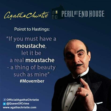 Poirot and his Moustache | Agatha christie, Hercule poirot, Poirot