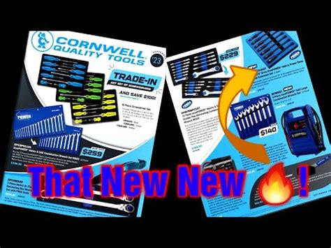 Cornwell Tools Flyer September 2023 BoGos!! - YouTube