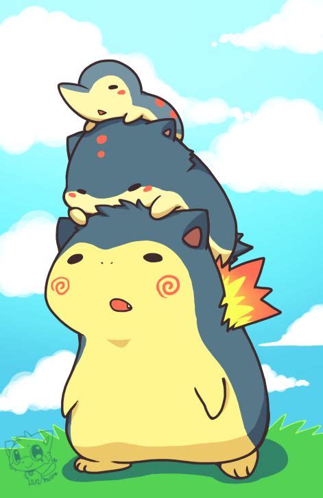 cyndaquil evolution line absolutely adorable~ | Pokemon (Fanart, toys, etc.) | Pinterest | Fan ...