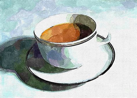 Spot of Tea Digital Art by Dolly Mohr - Pixels