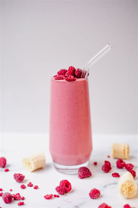 5-Minute Raspberry Banana Smoothie - Real Food Whole Life