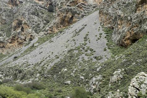 Talus cone -made of colluvium from cliffs above – Geology Pics