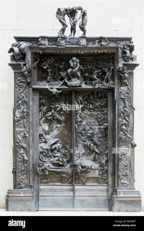 """The Gates of Hell"", sculpture by Auguste Rodin. Rodin Museum. Paris ...