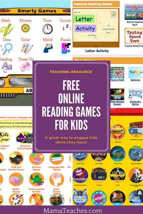 Free Reading Games for Kids - Mama Teaches | Reading games for kids, Free reading games, Online ...