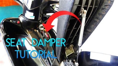 SEAT DAMPER/SPRING HYDRAULIC INSTALLATION UNBOXING TUTORIAL MOTORCYCLE ...