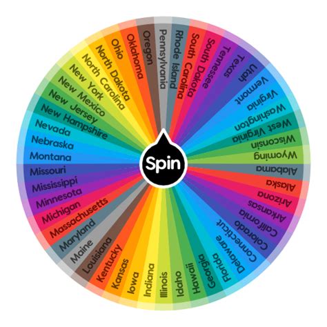 U.S States | Spin the Wheel - Random Picker