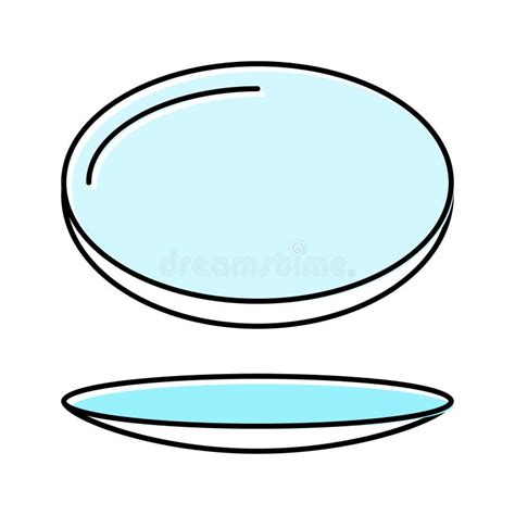 Watch Glass Chemical Glassware Lab Color Icon Vector Illustration Stock Vector - Illustration of ...