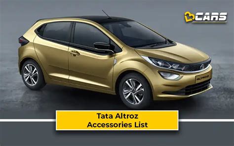 Tata Altroz Official Accessories List With Price (Updated)