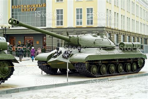 Russia Verkhnyaya Pyshma February 12 2018 Soviet Heavy Tank Is3 In The ...