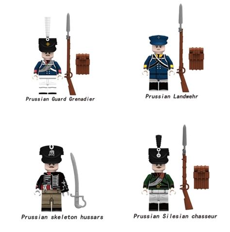 Napoleonic Era Royal Prussian Infantry x4 — Brick Block Army