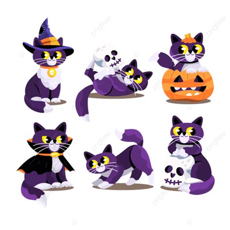 Vector Hand Drawn Creative Magician Purple Kitten Illustration, Creativity, Purple, Magic PNG ...